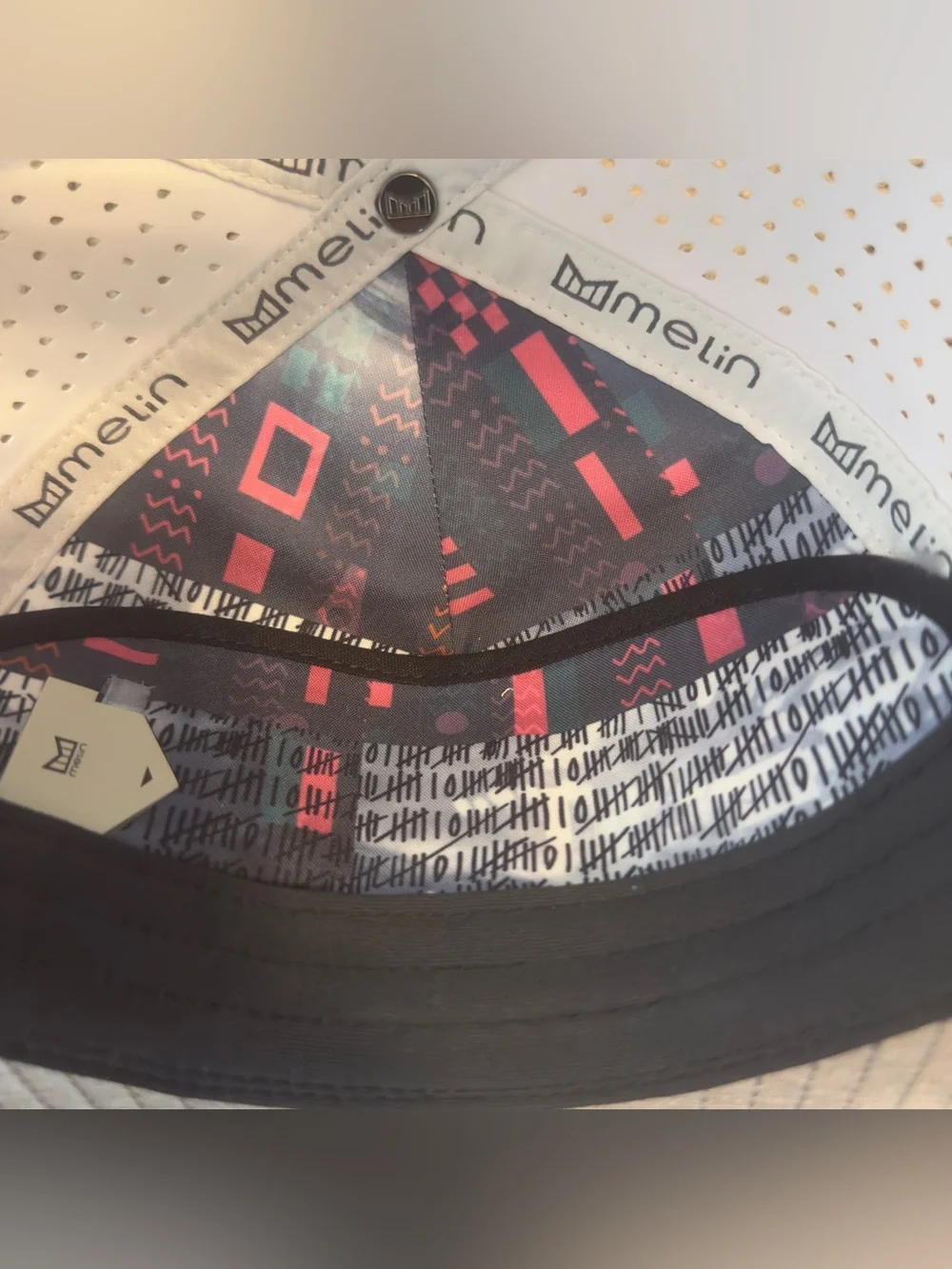 Melin Hydro Coronado Hat Shield Logo White